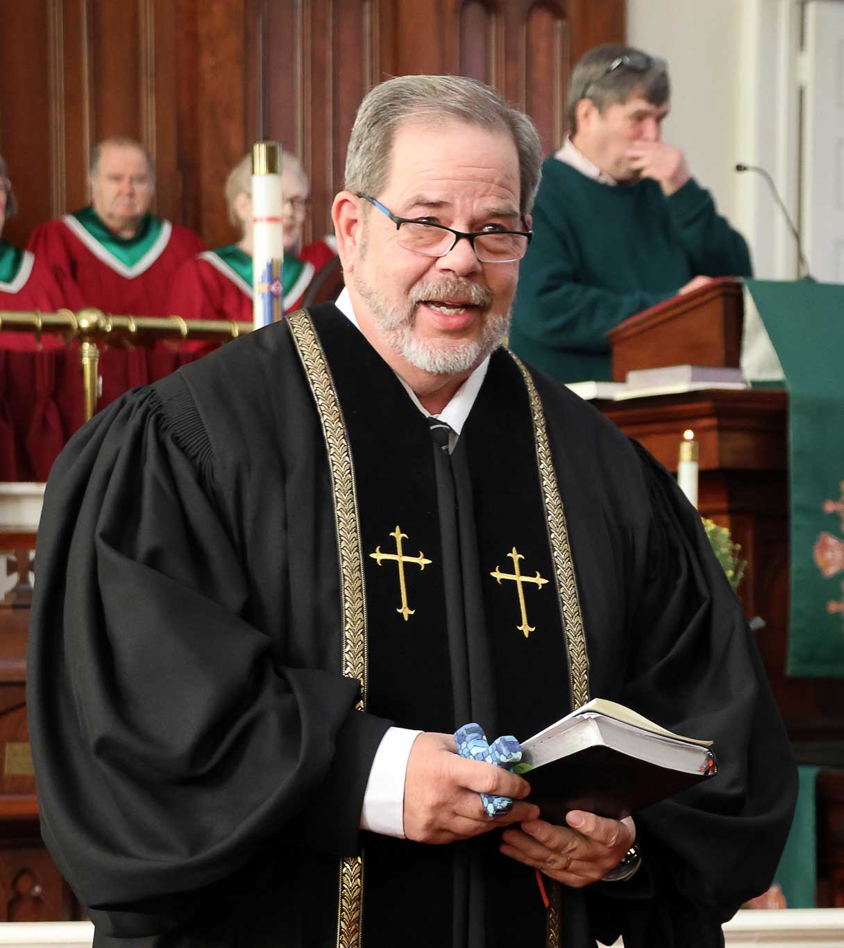 Pastor Eric Joyce - photo by David Powers